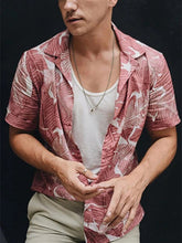 Camisa con estampado de hoja de arce